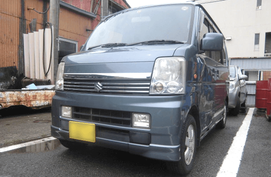 各務原市のエブリー鈑金修理事例
